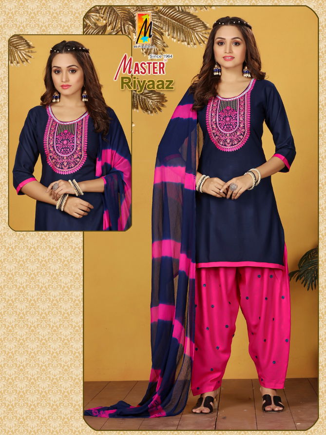 Master Riyaaz Wholesale Readymade Salwar Suits Catalog